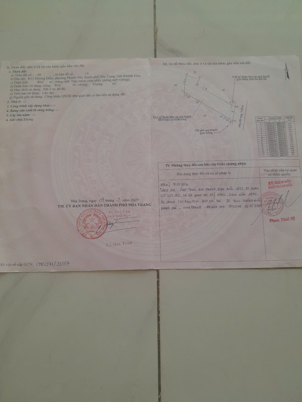 Chủ cần bán nhanh căn nhà đường hương điền trung tâm , gần KĐT VCN Phước Hải , Nha Trang